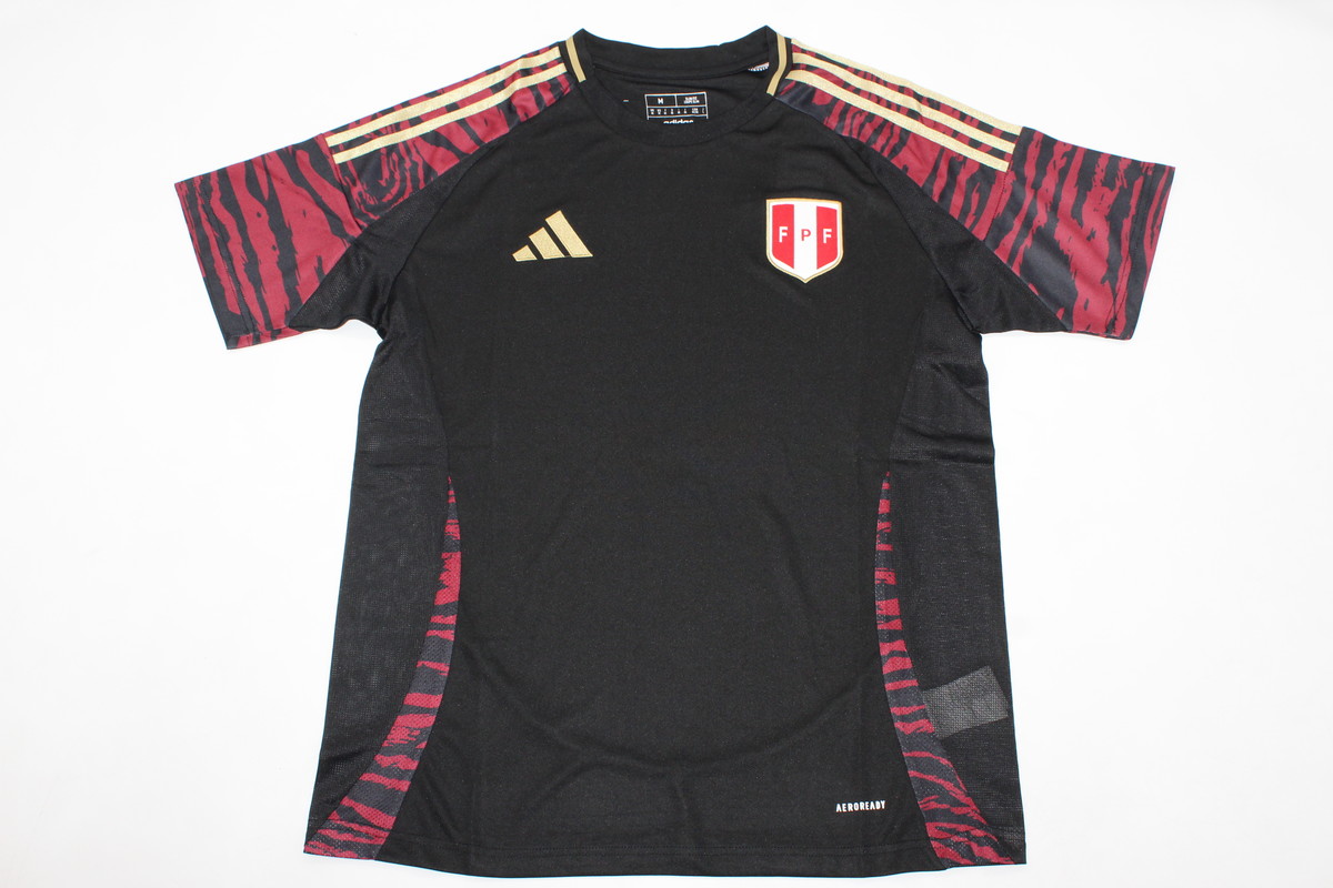 AAA Quality Peru 24/25 Away Black Soccer Jersey